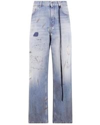 Ann Demeulemeester - Jakoba 5-Pockets Straight Leg Loose Broeken - Lyst