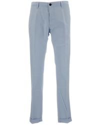 Incotex - Broeken ,Blauw ,Katoen Chinos - Lyst