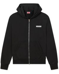KENZO - City Zip-Through Hoodie - Lyst