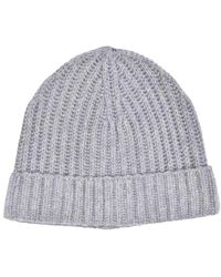 Roberto Collina - Accessoires ,Grijs ,Wol Cuffia - Lyst