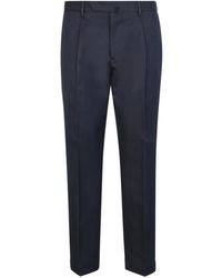 Dell'Oglio - Broeken ,Blauw ,Katoen Scilla 2828 78 Broeken - Lyst