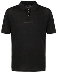 Emporio Armani - Schwarzes Polo-Shirt 3R1F731Jtkz0999 - Lyst