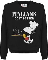 Mc2 Saint Barth - Snoopy rundhals pullover - Lyst