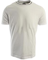 BOSS - Tops ,Wit ,Katoen Tee 5 T-Shirt - Lyst