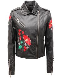 Mangano - Giubbino Eco Pelle Wo Jacket - Lyst