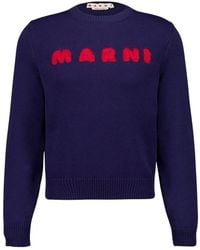 Marni - Round-Neck Knitwear - Lyst