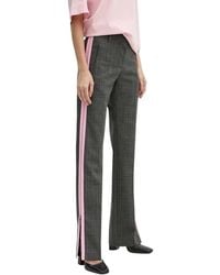 MSGM - Broeken ,Grijs ,Wol Wide Broeken - Lyst