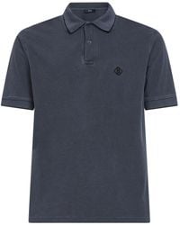 Herno - Tops ,Blauw ,Katoen T-Shirts En Polo's - Lyst