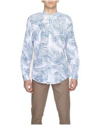 Antony Morato - Bedrucktes baumwollhemd frühling/sommer - Lyst