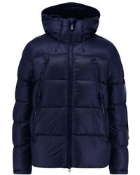 OUTHERE - Jassen ,Blauw ,Leer Winterjas Strife Geïsoleerd Waterafstotend - Lyst