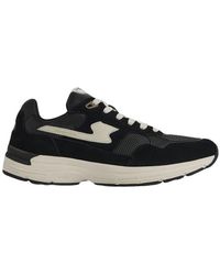 Stepney Workers Club - Suede mix sneakers - Lyst