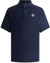 Fusalp - Tops ,Blauw ,Katoen Kortmouw Poloshirt - Lyst