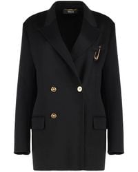 Versace - Double-Breasted Coats - Lyst