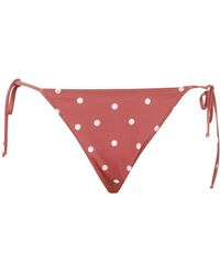 Mc2 Saint Barth - Gepunkteter Cheeky Bikini Slip - Lyst