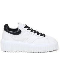 Hogan - Weiße ledersneakers mit memory-schaum - Lyst