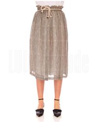 Alpha Studio - Midi Skirts - Lyst