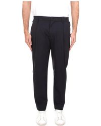 Heskimo - Broeken ,Blauw ,Leer Suit Broeken - Lyst
