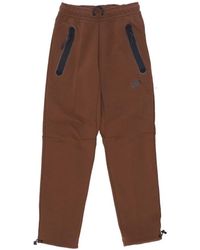 Nike - Fitness ,Bruin ,Katoen Lichtgewicht Tech Fleece Sportbroek - Lyst