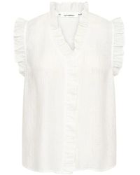 co'couture - Tops ,Wit ,Sleeveless Tops - Lyst