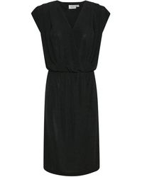 Saint Tropez Diviasz Ss Dress - Zwart