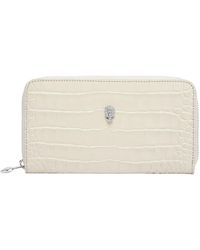Philipp Plein - Accessoires ,Leer Rounded Zip Wallet Cocco - Lyst