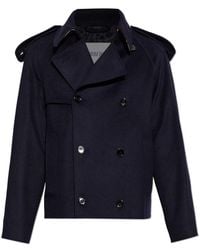 Burberry - Jassen ,Blauw ,Katoen Leadenham Trenchcoat - Lyst