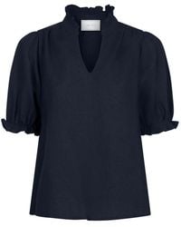 Neo Noir - Blouse Met Pofmouwen - Lyst