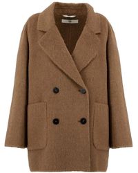 DUNO - Double-Breasted Coats - Lyst