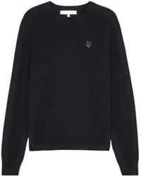 Maison Kitsuné - Round-Neck Knitwear - Lyst