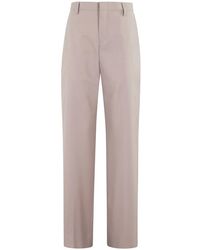 BRIGLIA - Straight Trousers - Lyst