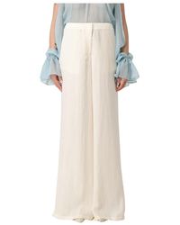 Blumarine - Wide Trousers - Lyst