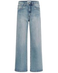 Gestuz - Jeans ,Blauw ,Katoen Gzzolani Hw Wide Jeans - Lyst