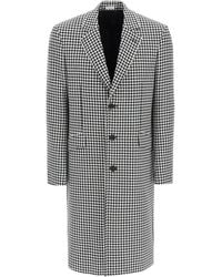 McQueen - Jassen ,Veelkleurig ,Wol Zwarte Wollen Jas Aw 23 - Lyst