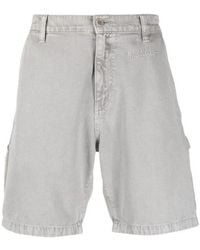 Moschino - Grijze Katoenen Shorts Lente/Zomer - Lyst