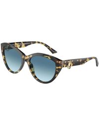 Jimmy Choo - Phantos Stijl Zonnebril Met Blauwe Lenzen - Lyst