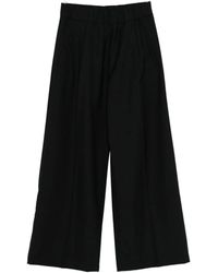 Semicouture - Wide Trousers - Lyst