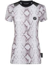 Philipp Plein - T-Shirt Rundhals Python - Lyst