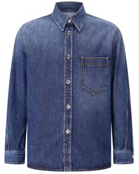 Givenchy - Denim Overshirt Mit Modernem Oversized-Fit - Lyst