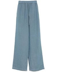 Fay - Wide Trousers - Lyst