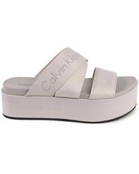 Calvin Klein - Sliders - Lyst