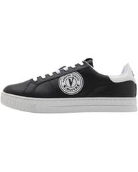 Versace Jeans Couture - Casual leder sneakers - noir - Lyst