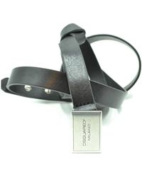 DSquared² - Schmaler Textdruck Gürtel - Lyst