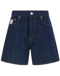 Ami Paris - Denim Shorts - Lyst