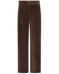 Ichi - Straight Trousers - Lyst