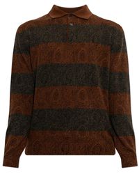 Etro - Truien & Vesten ,Bruin ,Truien - Lyst
