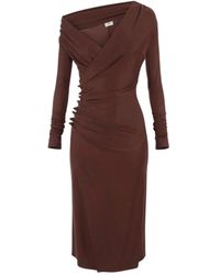 Elisabetta Franchi - Midi Dresses - Lyst