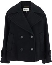 Chloé - Double-Breasted Coats - Lyst