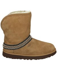 UGG - Crescent Suède Enkellaarzen - Lyst