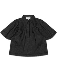 Munthe - Femenino occur top & t-shirt negro - Lyst