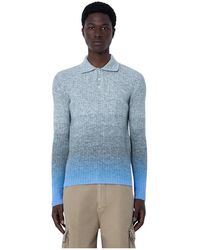 ERL - Gerippter Strick-Polo-Pullover - Lyst